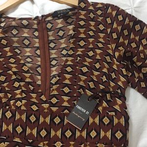 Tribal Print Forever21 Jumpsuit Small